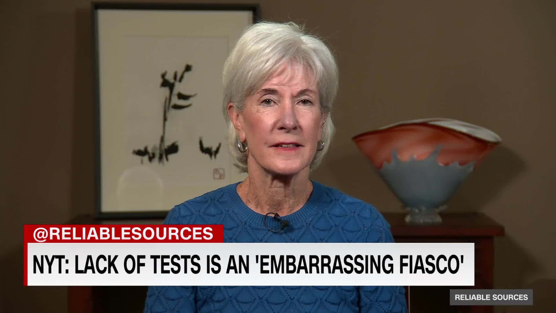 Kathleen Sebelius, blue sweater, abstract art, Full HD Desktop Wallpaper