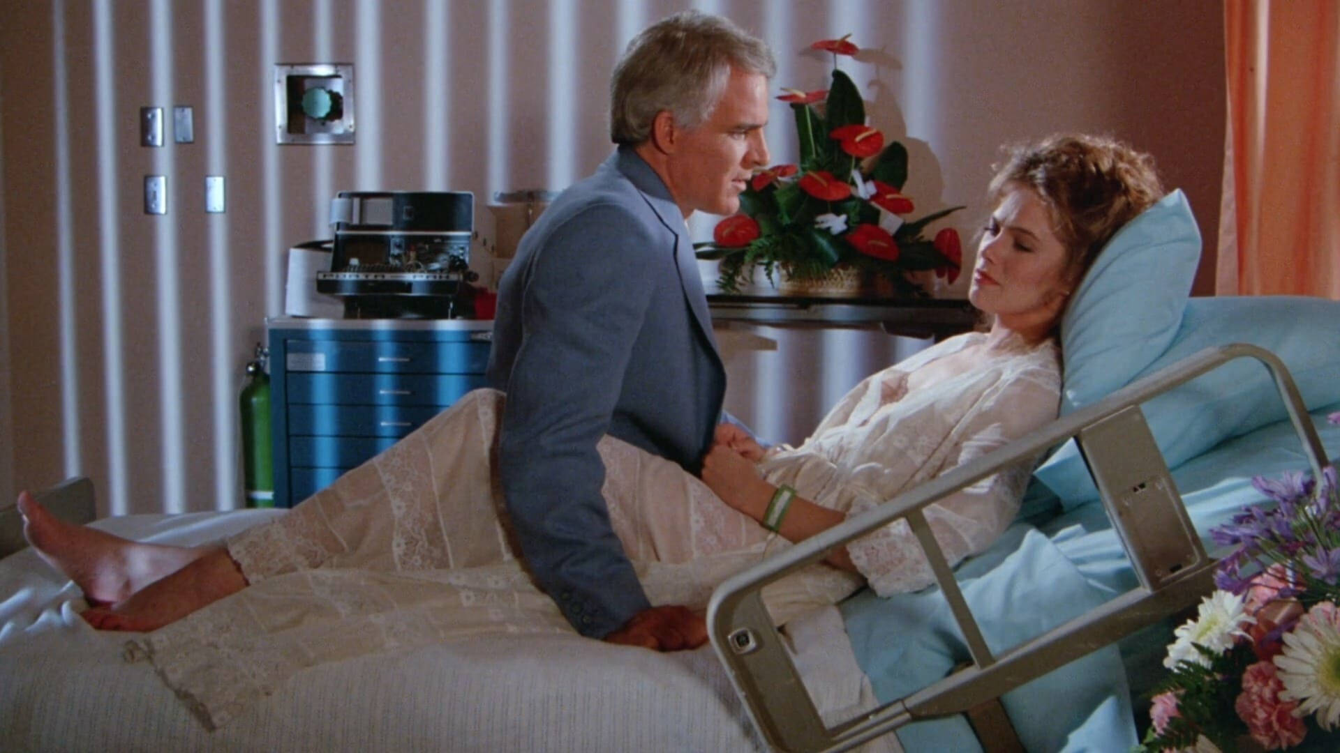 Kathleen Turner, hospital scene, woman in a hospital bed, Full HD Desktop Wallpaper