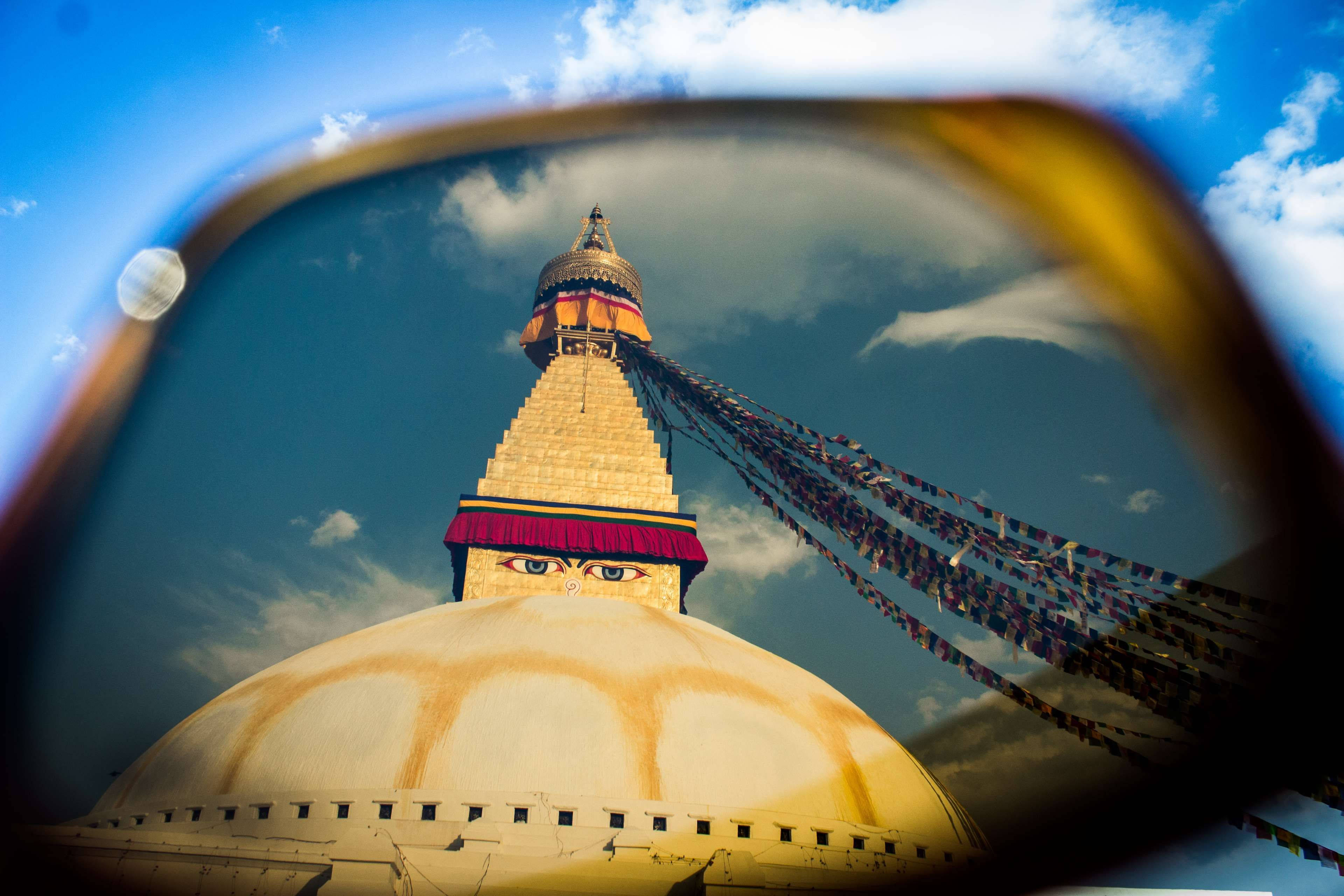 Kathmandu, stupa, golden stupa, 4K Desktop Wallpaper