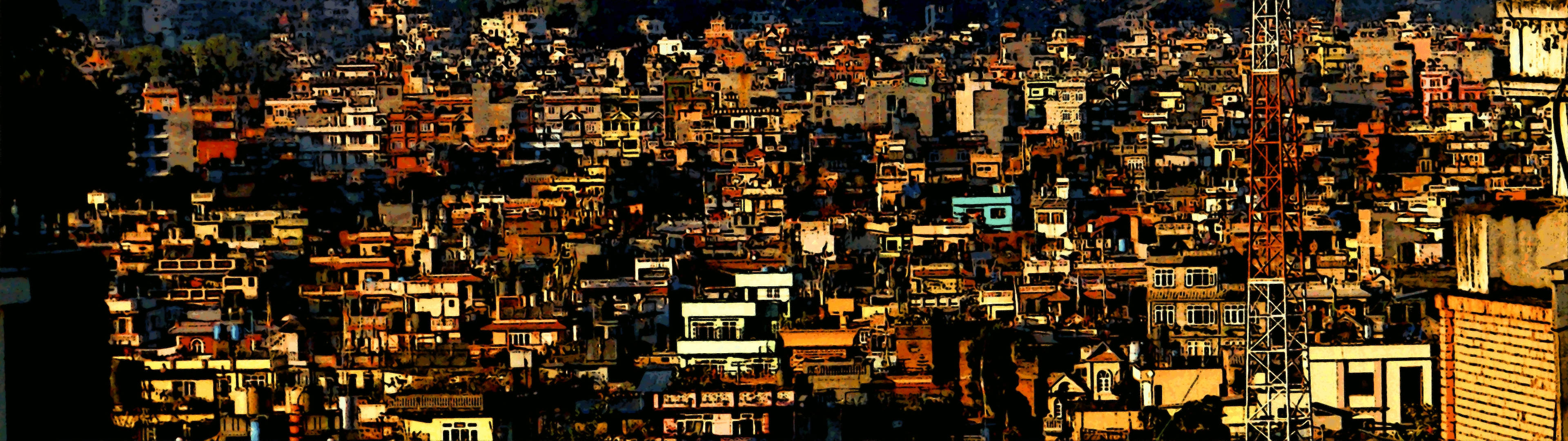 Kathmandu, golden hour, urban landscape, 4K Desktop Wallpaper