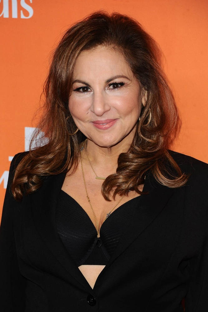 Kathy Najimy, wavy brown hair, black blazer, SD Phone Wallpaper
