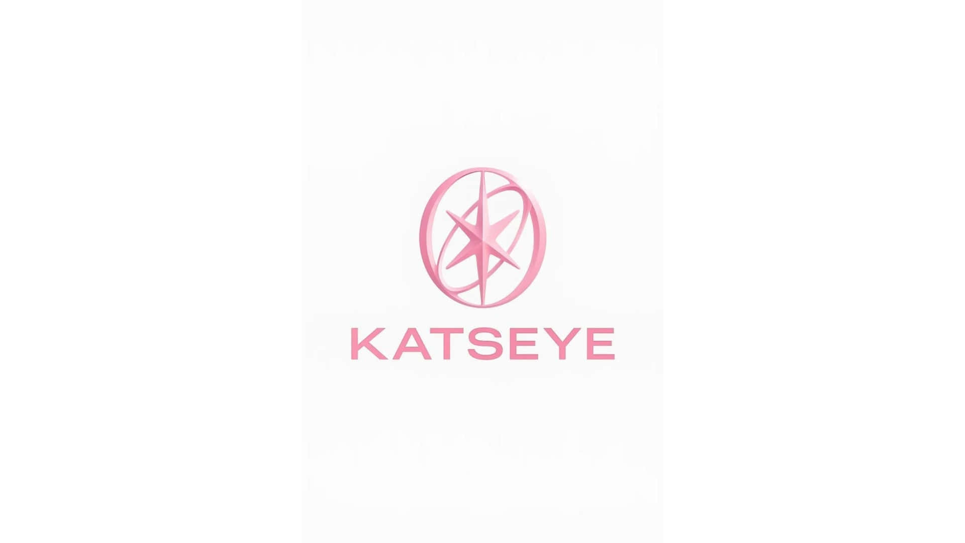 Katseye Logo, pink, star, Full HD Desktop Wallpaper