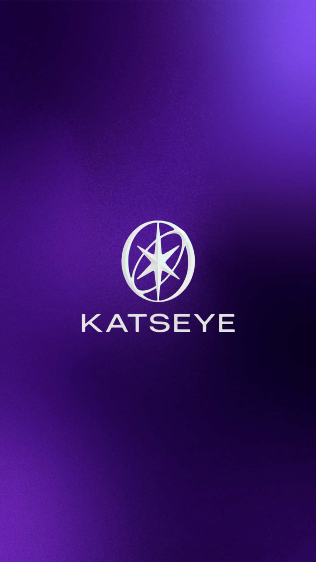 Katseye, white Katseye logo, starburst design, Full HD Phone Wallpaper