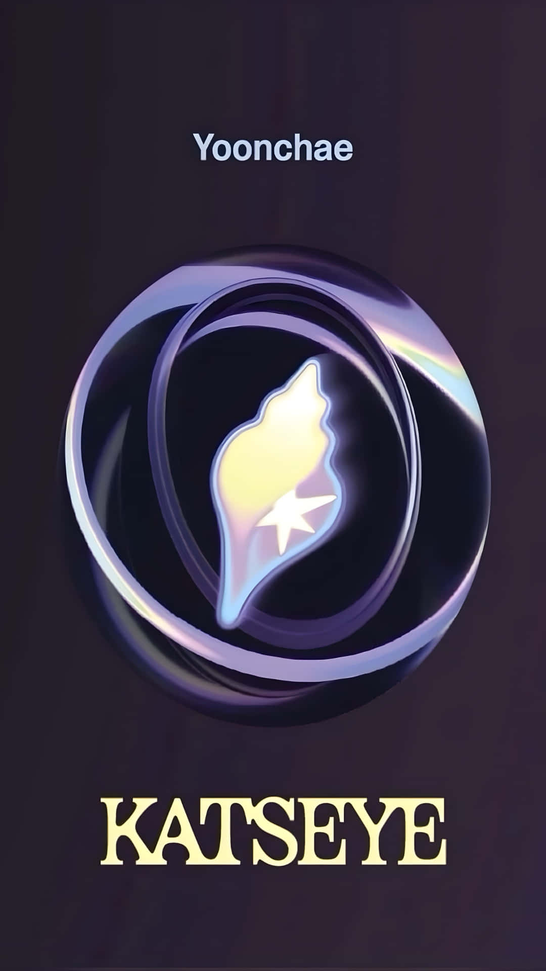 Katseye, glowing seashell, star inside, Full HD Phone Wallpaper