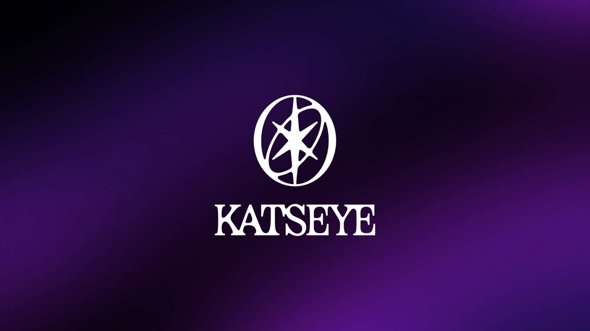 Katseye Logo, white katseye logo, stylized eye, Full HD Desktop Wallpaper