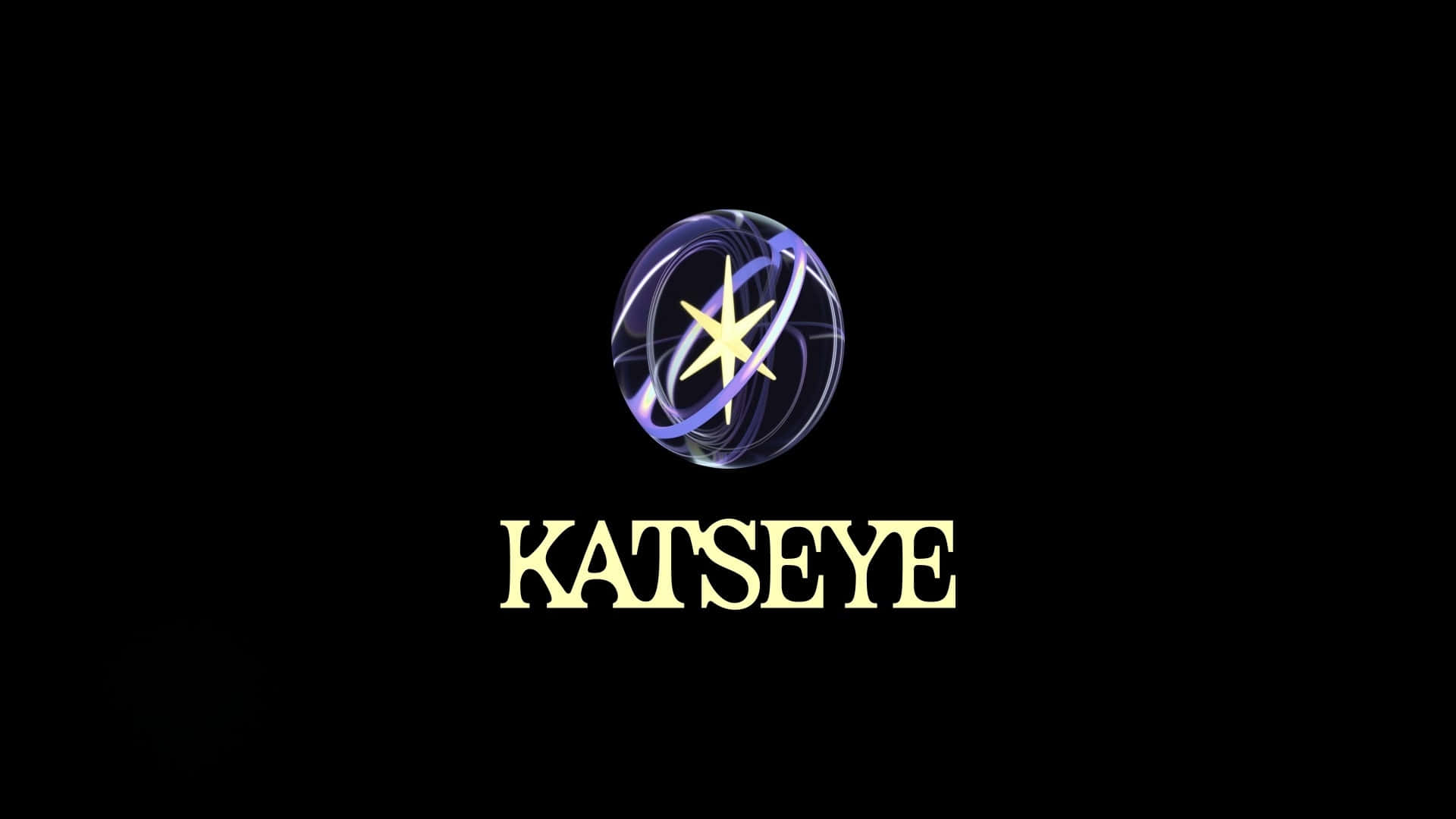 Katseye, glowing yellow starburst, swirling purple orb, Full HD Desktop Wallpaper