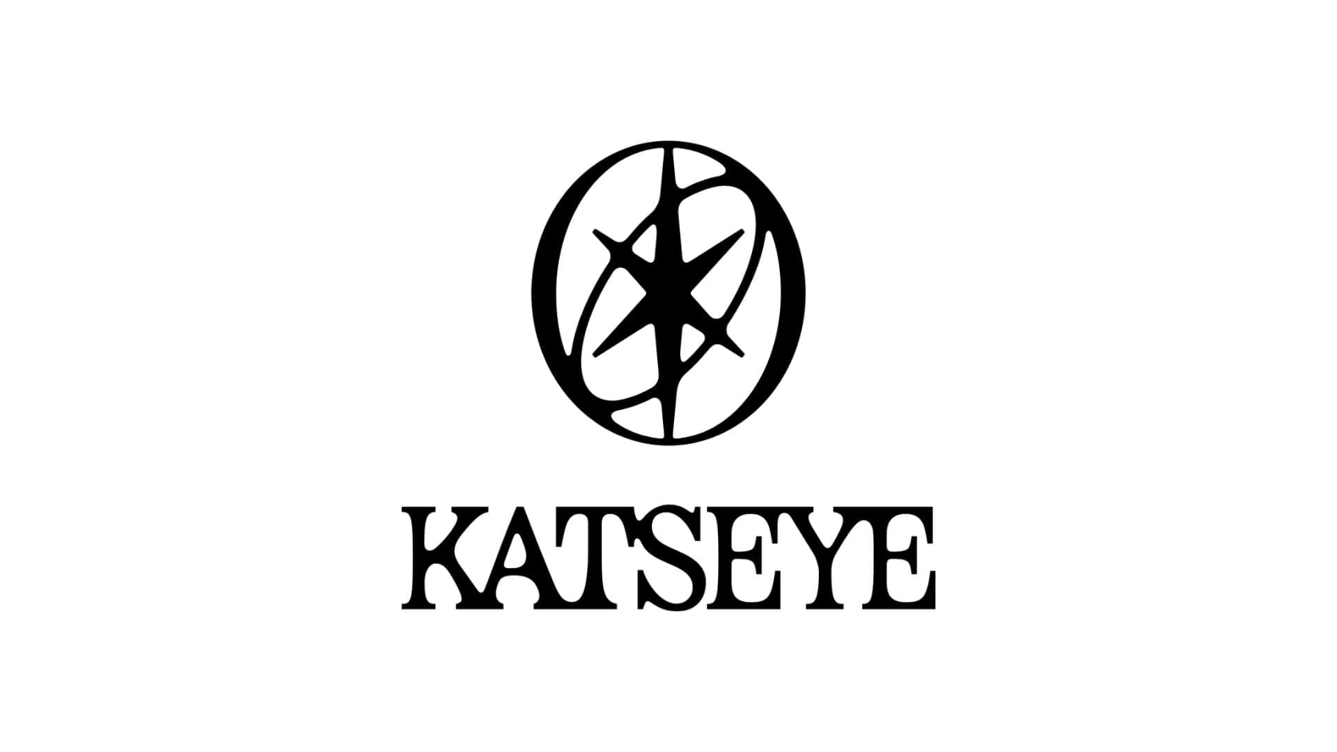 Katseye, black and white, stylized star, Full HD Desktop Wallpaper