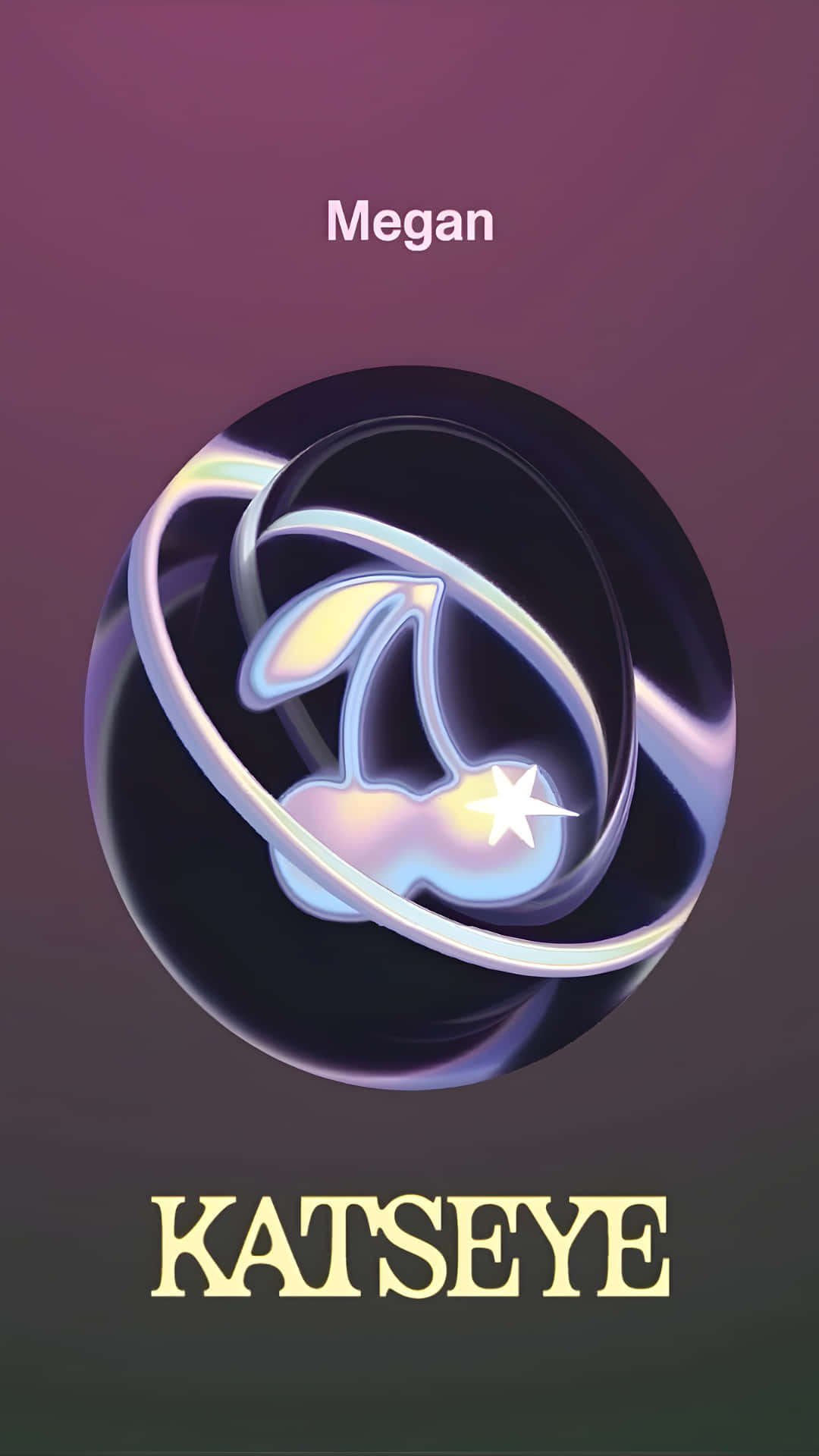 Katseye, glossy black sphere, glowing silver ring, Full HD Phone Wallpaper