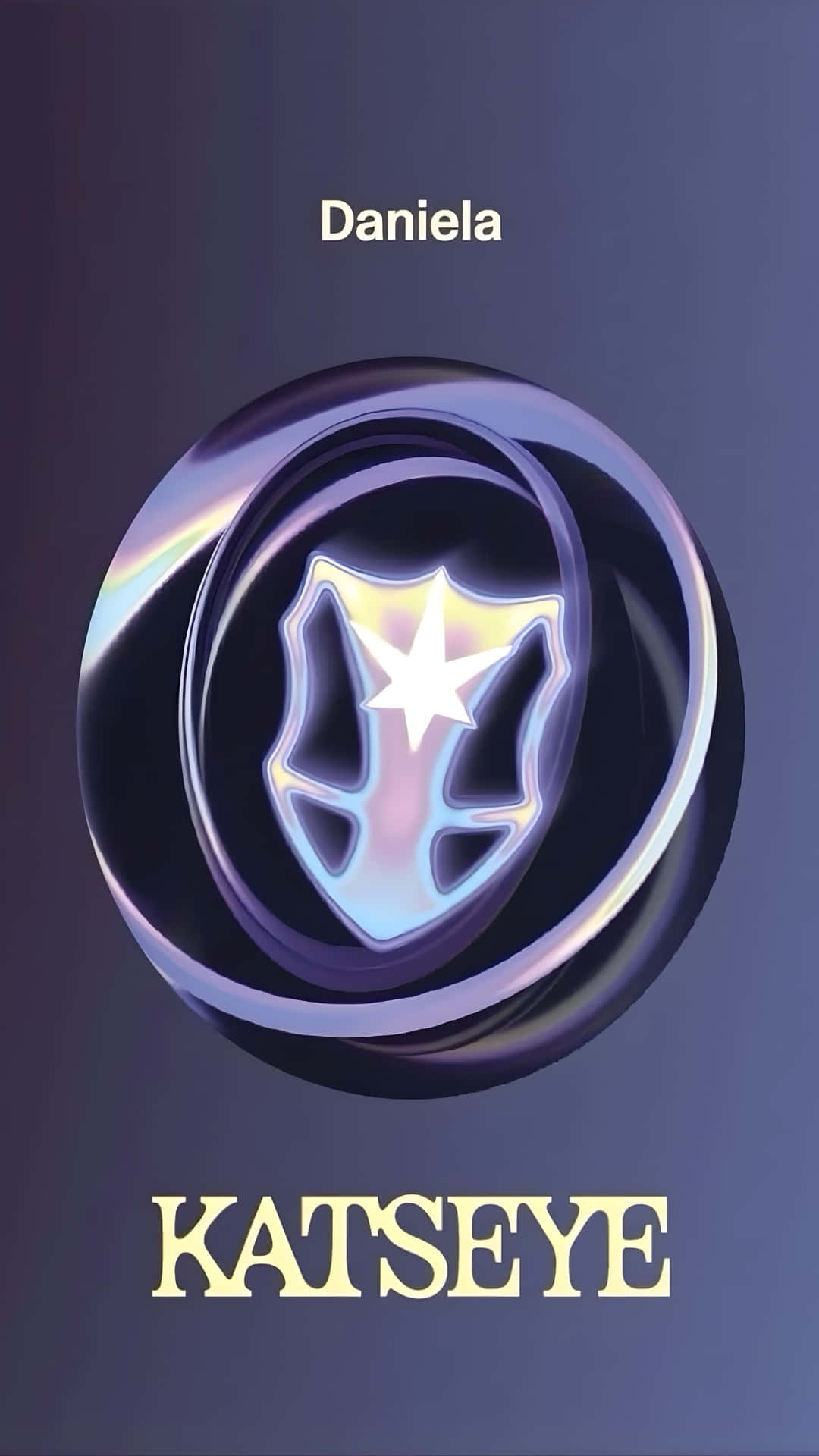 Katseye, glowing shield emblem, star center, Full HD Phone Wallpaper