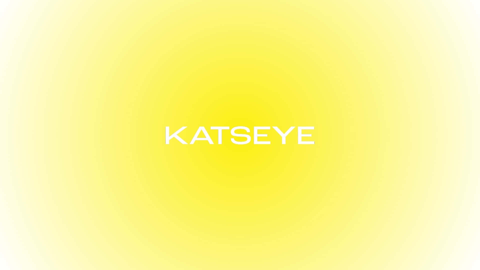 Katseye, white sans serif font, soft yellow gradient background, Full HD Desktop Wallpaper