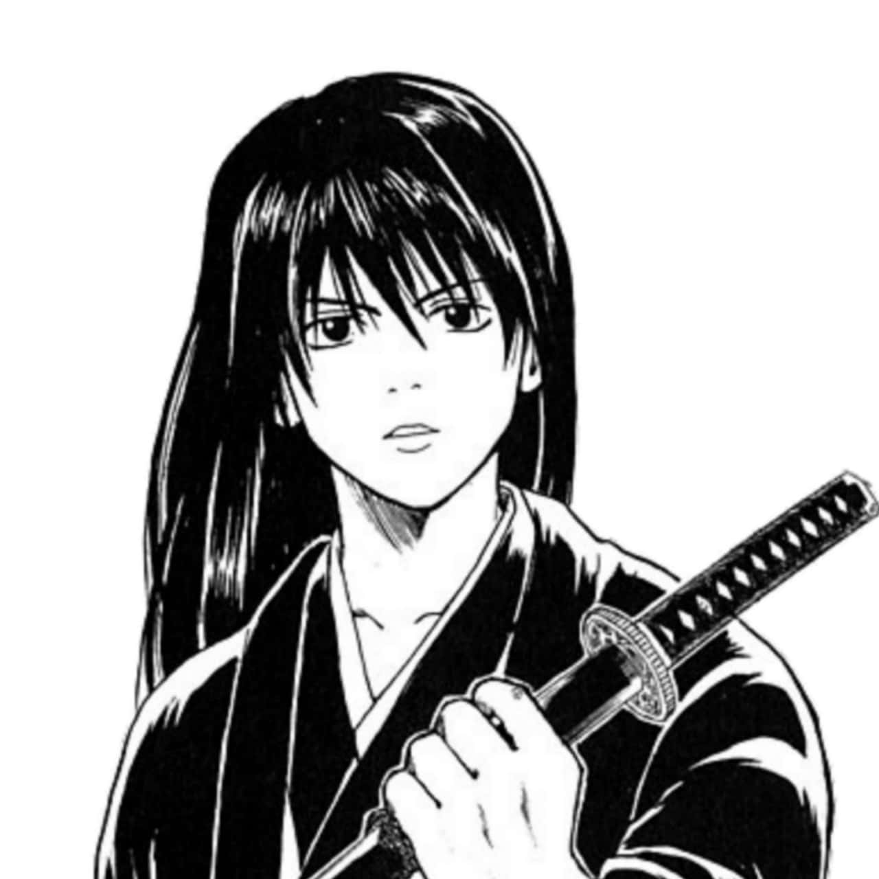 Katsura Kotaro, manga-style, young samurai, HD Desktop Wallpaper