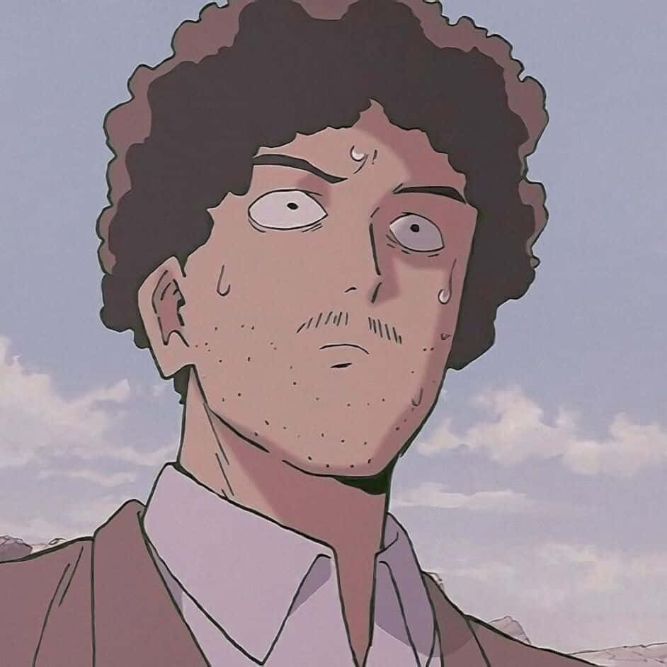 Katsuya Serizawa, curly hair, moon mark on forehead, SD Desktop Wallpaper