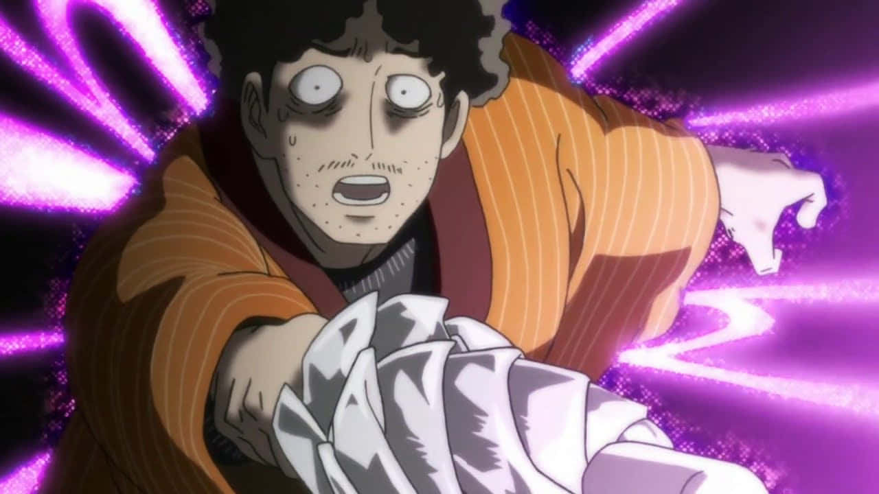 Katsuya Serizawa, orange jacket, purple energy blast, HD Desktop Wallpaper