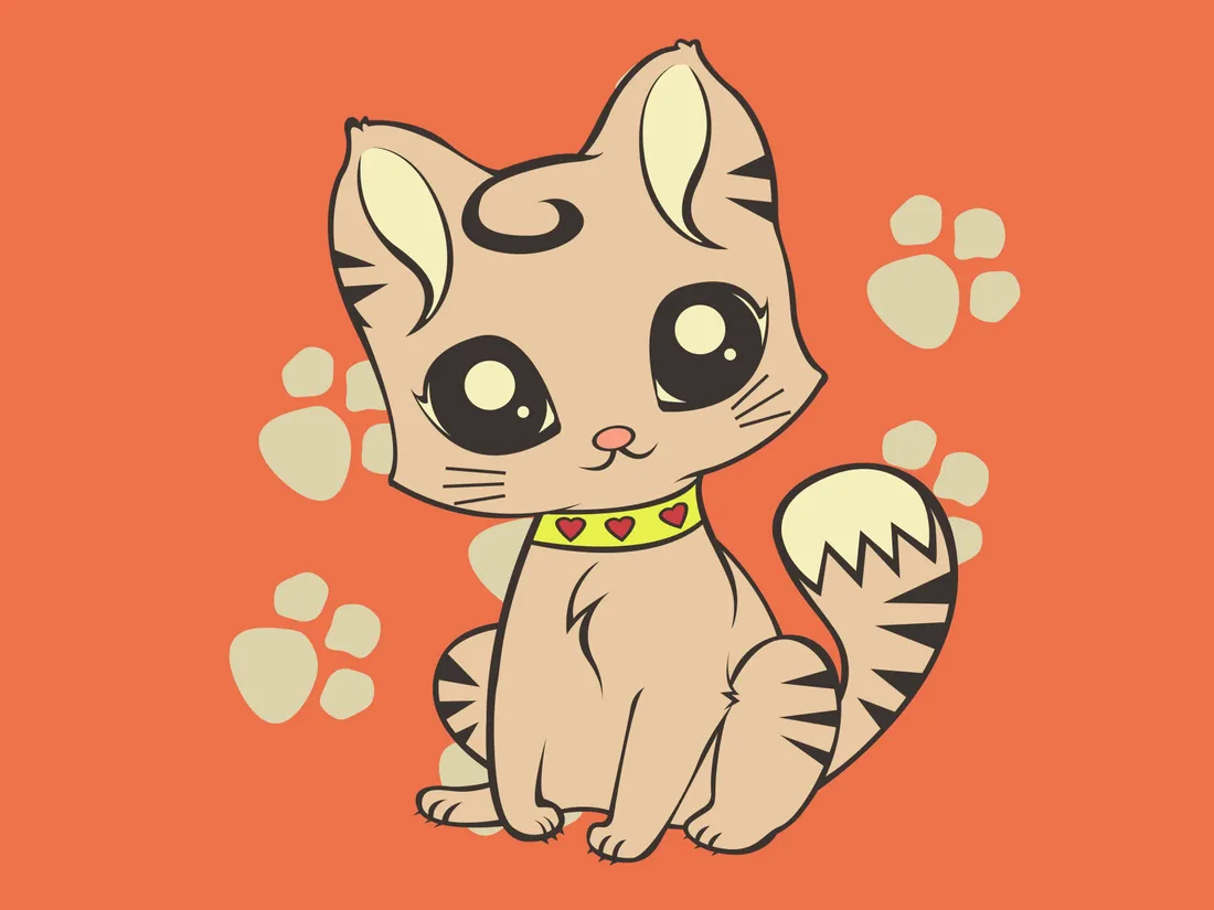 Kawaii Anime Cat
