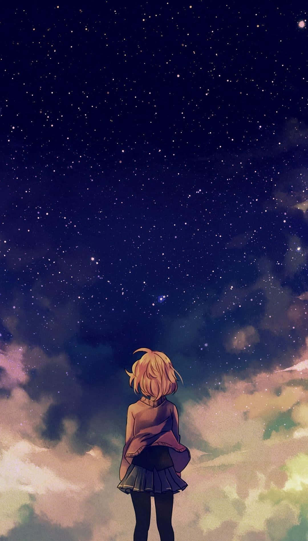 Kawaii Anime Aesthetic, anime girl, blonde hair, HD Phone Wallpaper