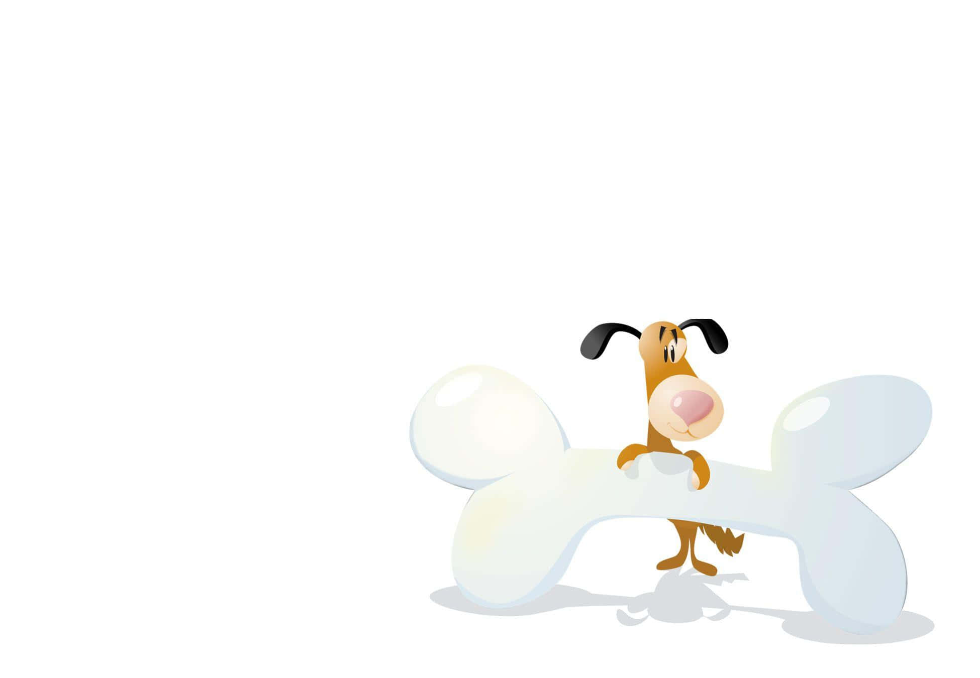 kawaii dog, black ears, pink nose, Full HD Desktop Wallpaper