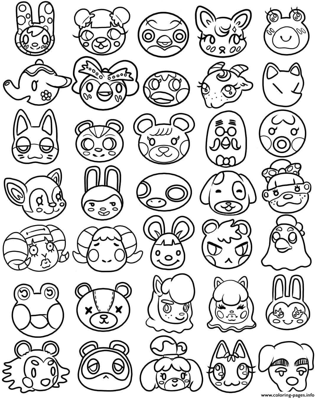 kawaii cute animals, 1080 x 1350, black outline, HD Phone Wallpaper