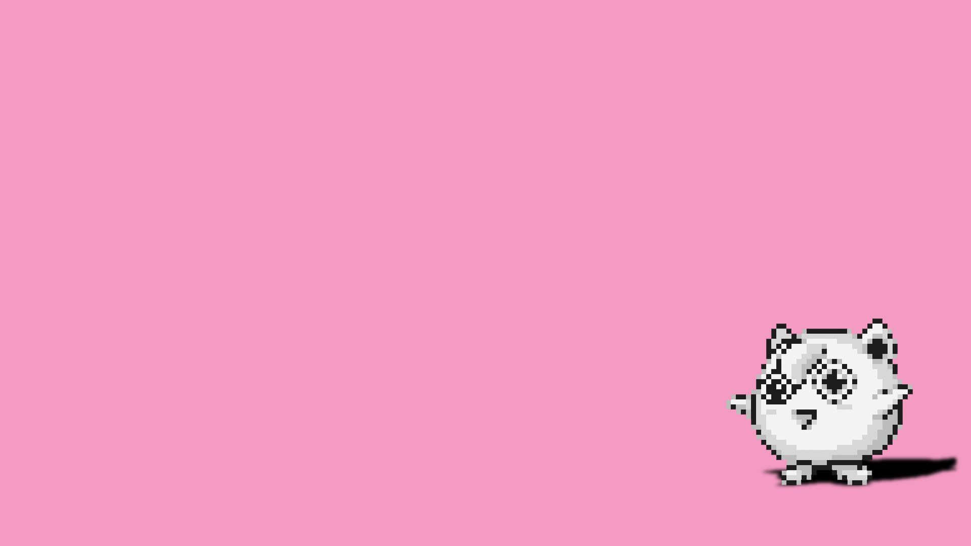 kawaii gaming, pixelated white cat, sunglasses, Full HD Desktop Wallpaper