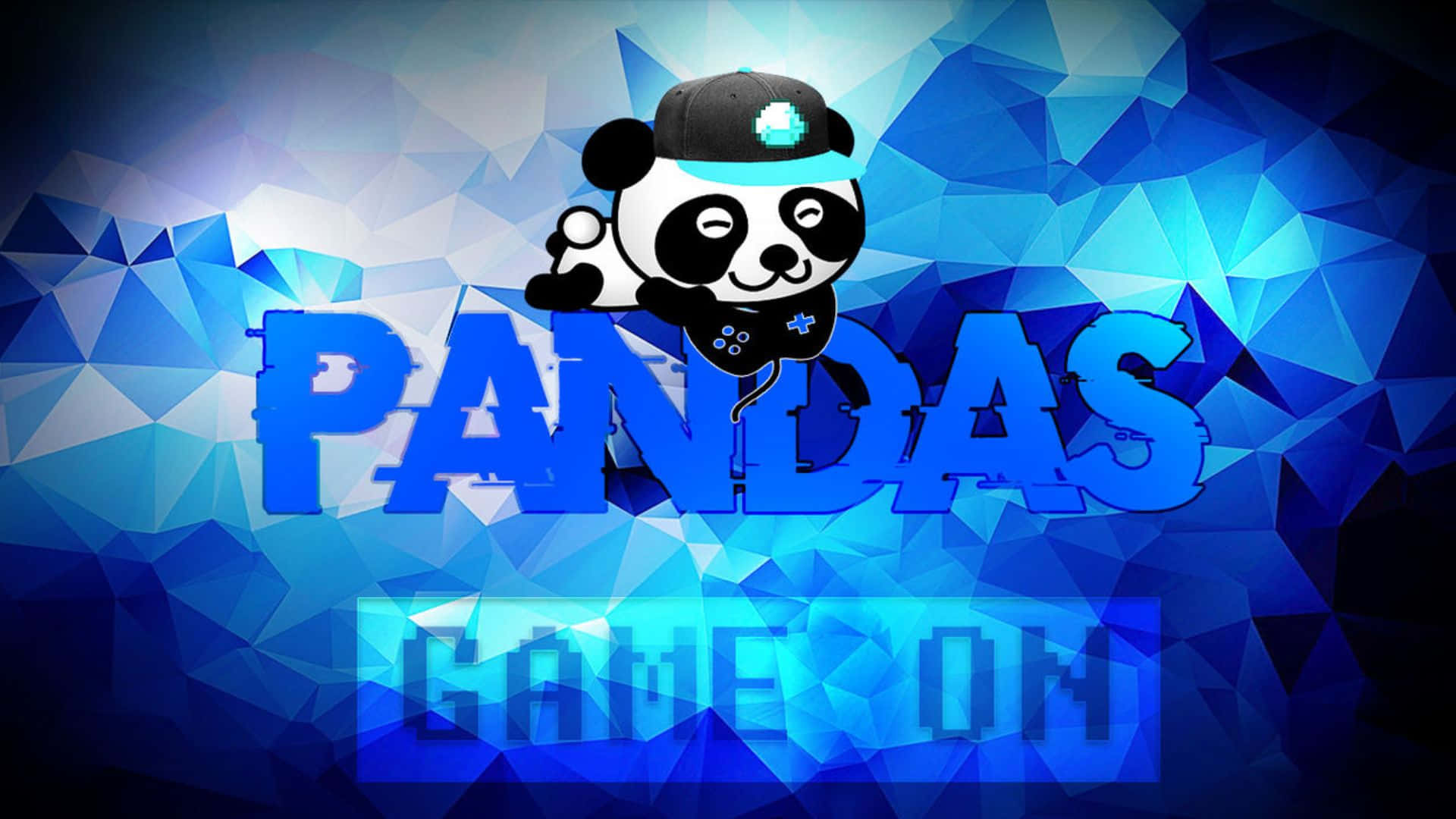 Kawaii Gaming, cartoon panda, cap, Full HD Desktop Wallpaper