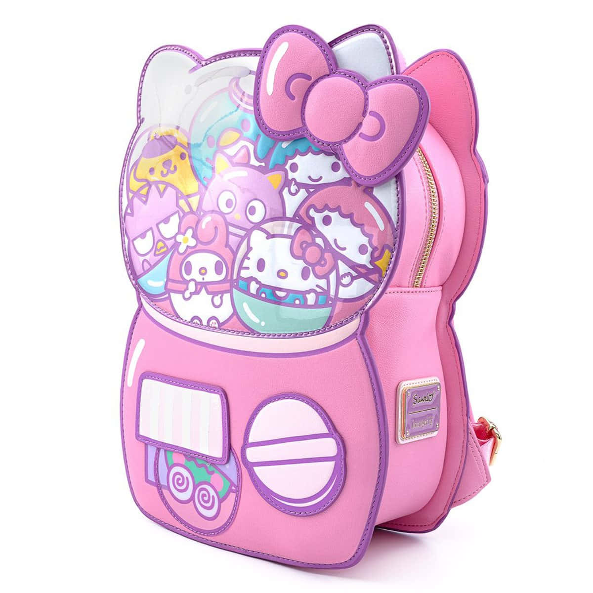 Kawaii Hello Kitty, Hello Kitty, pink gumball machine backpack, SD Desktop Wallpaper