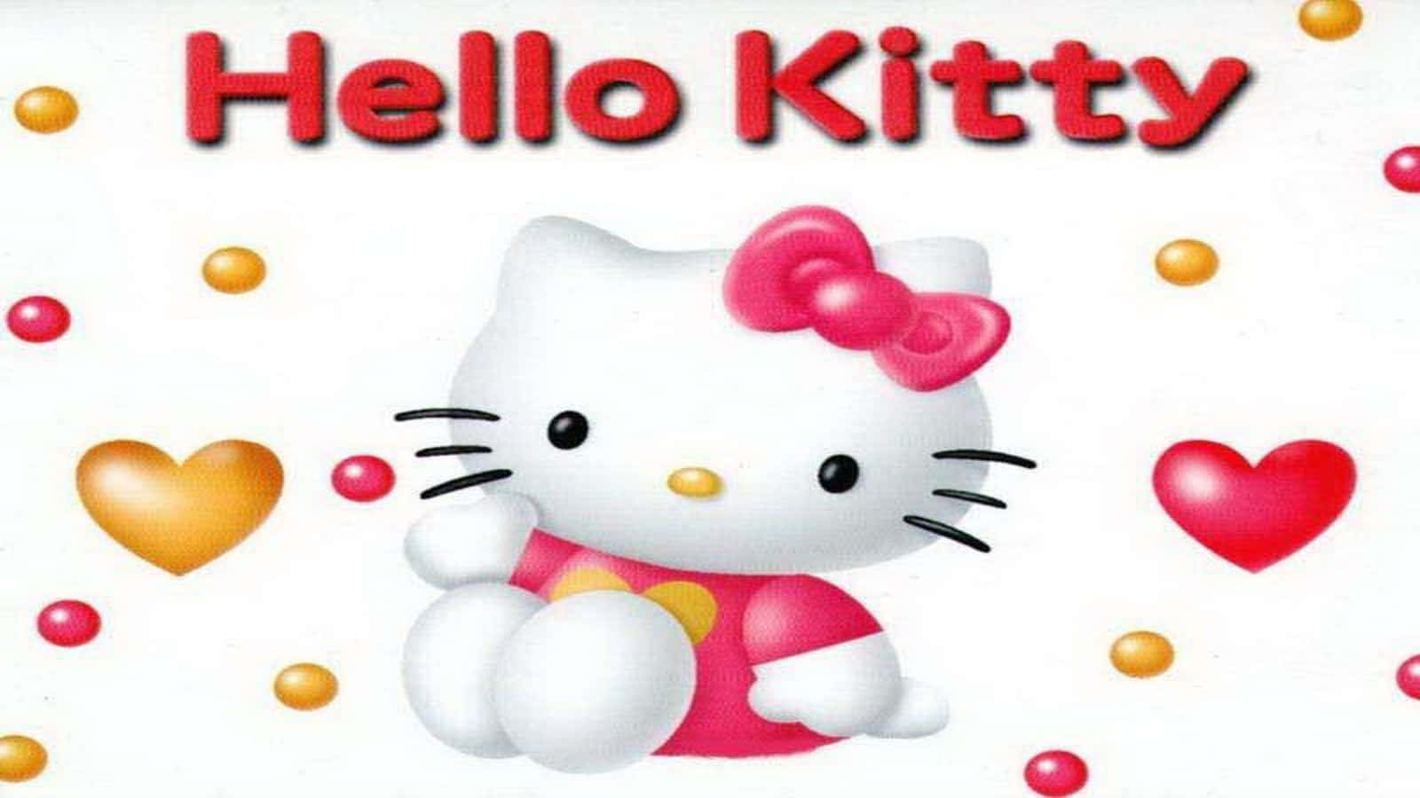 Hello Kitty, pink bow, dress, HD Desktop Wallpaper