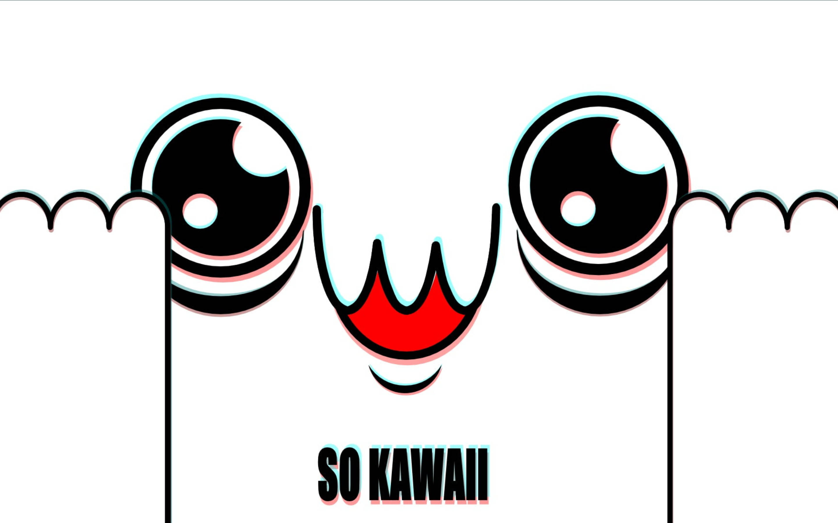 kawaii, digital art, iPhone, 2K Desktop Wallpaper