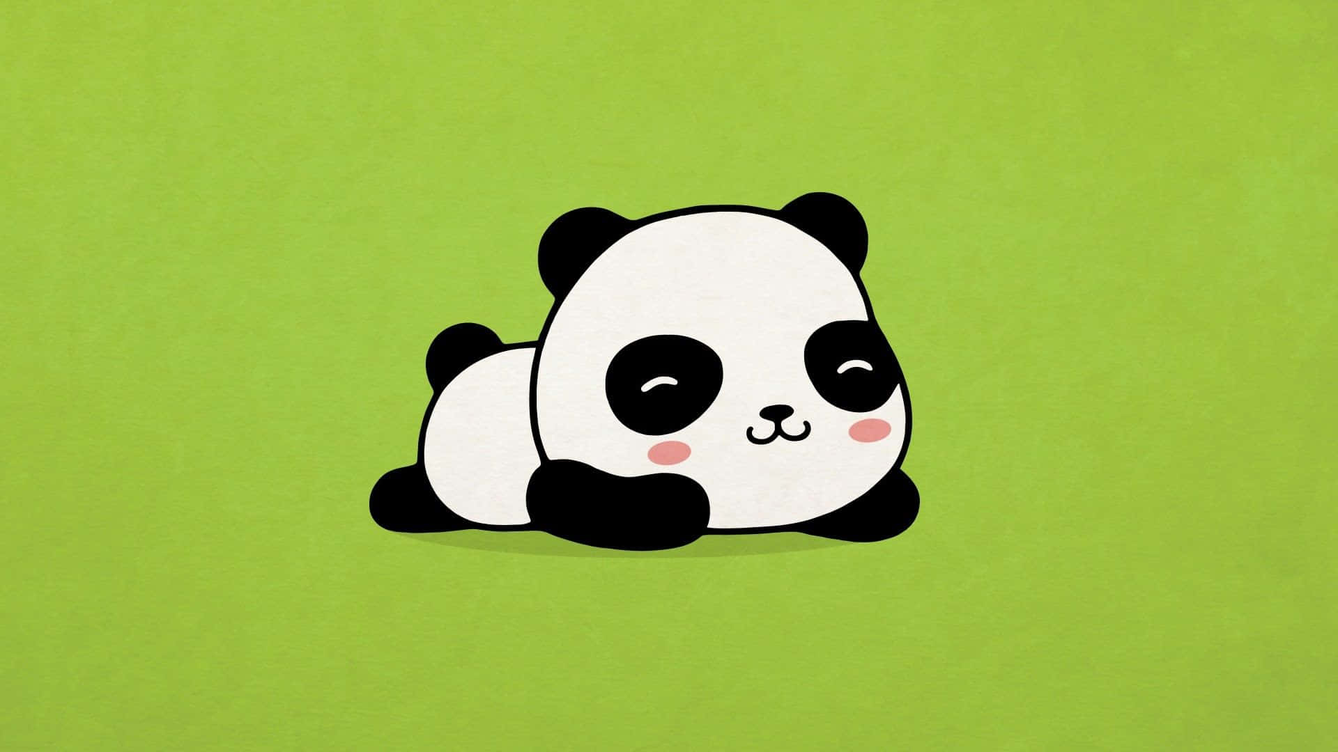 Kawaii Panda, 1920 x 1080, cartoon panda, Full HD Desktop Wallpaper