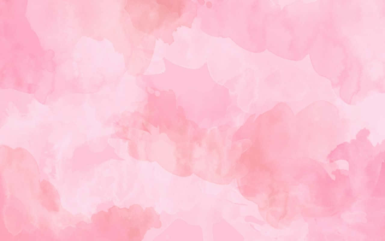 kawaii pastel laptop, soft pink, watercolor washes, HD Desktop Wallpaper