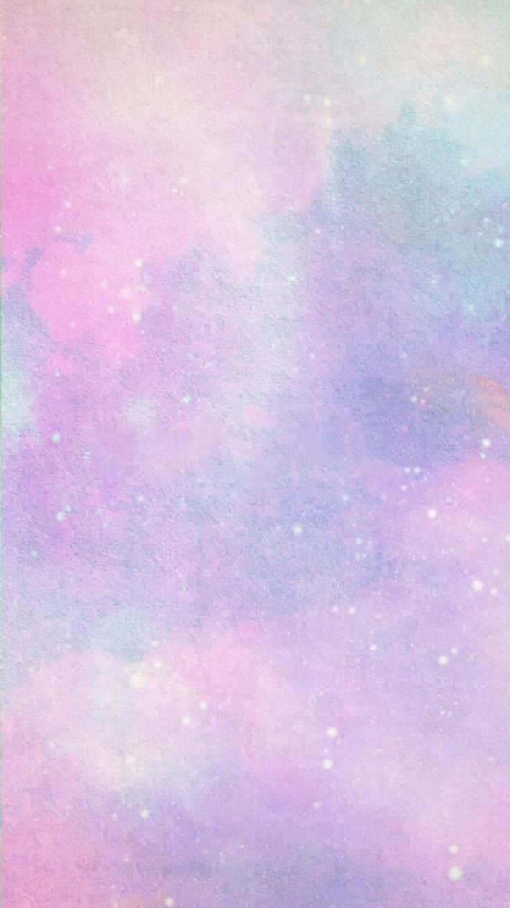 pastel galaxy, soft pink, purple, HD Phone Wallpaper