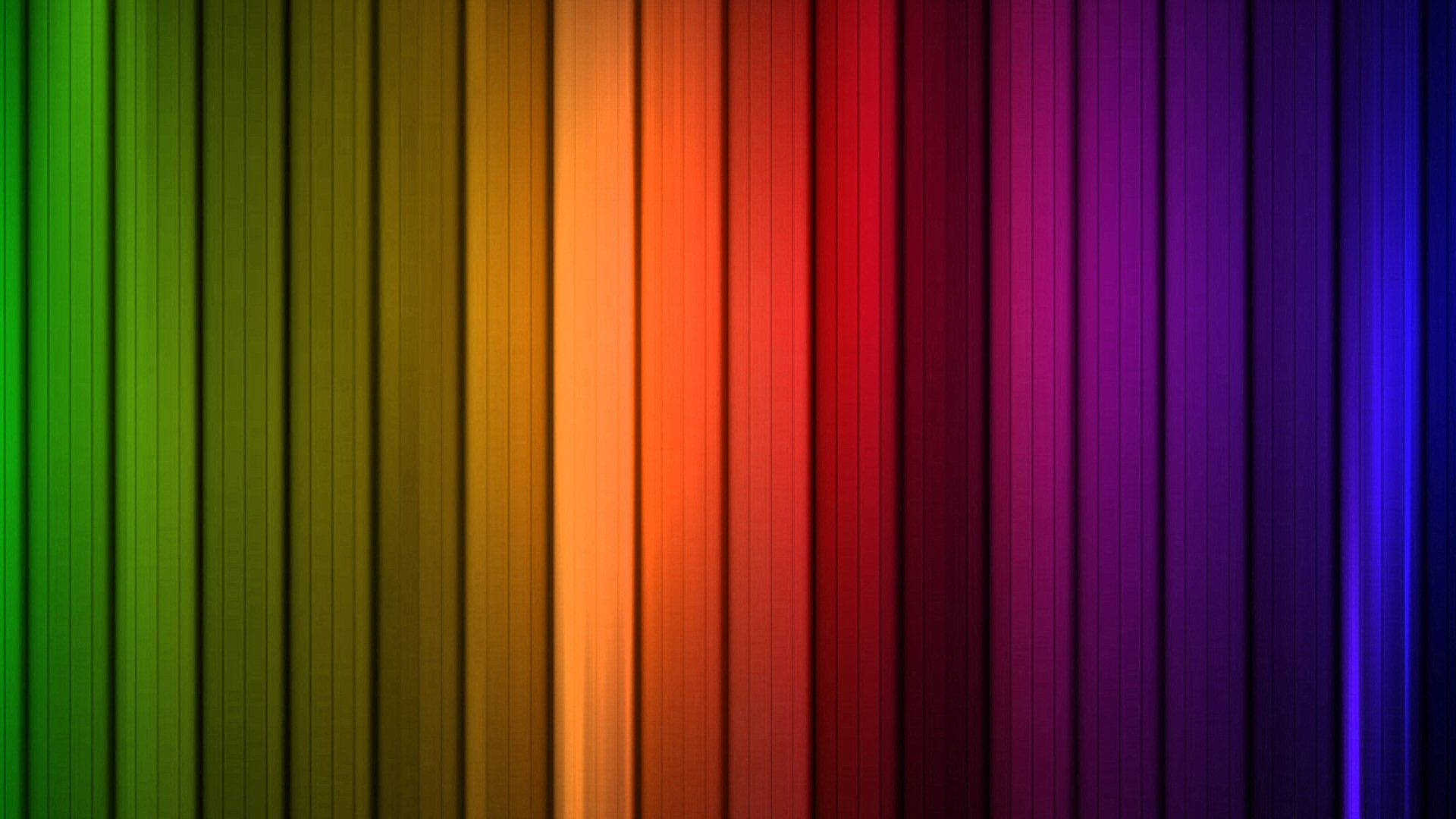 rainbow stripes, green to blue, sleek digital gradient, Full HD Desktop Wallpaper