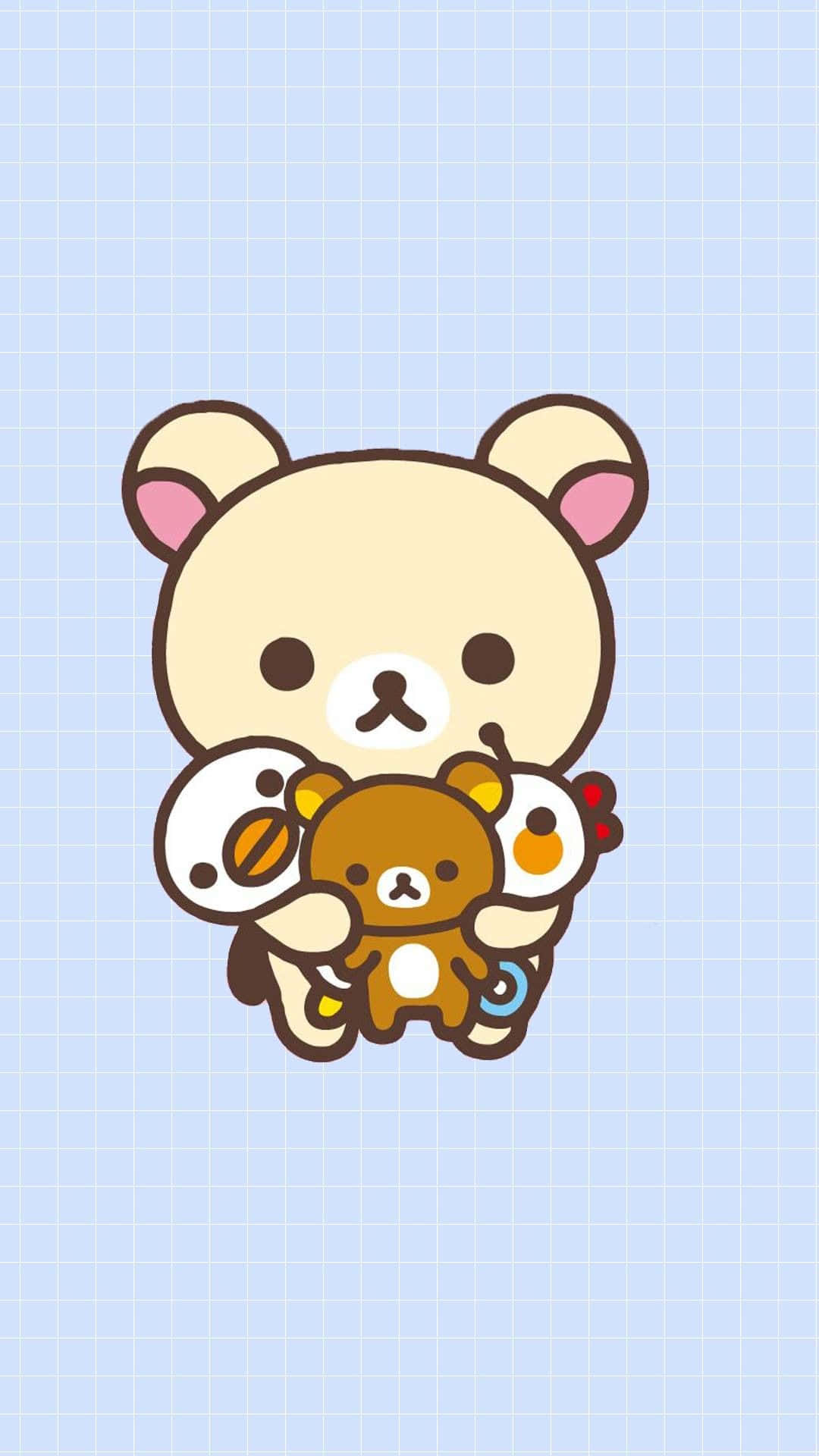 Rilakkuma, beige bear, brown bear, Full HD Phone Wallpaper