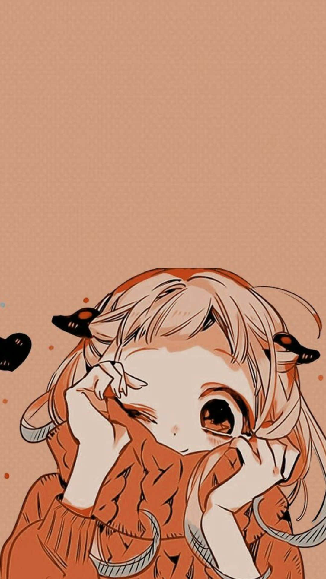 kawaii characters, anime girl, blonde hair, Full HD Phone Wallpaper