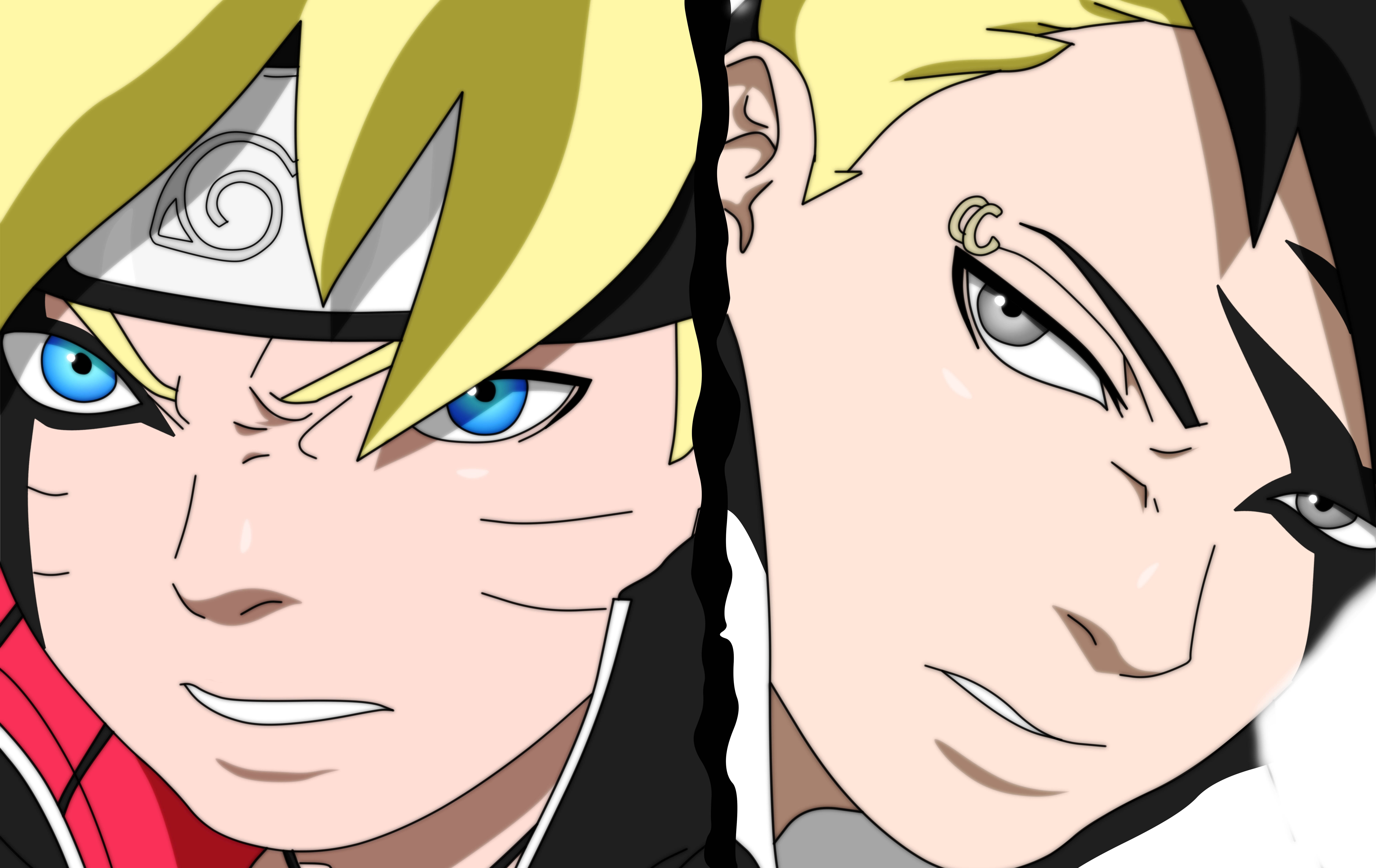 Kawaki, Boruto, blonde hair, 8K Desktop Wallpaper