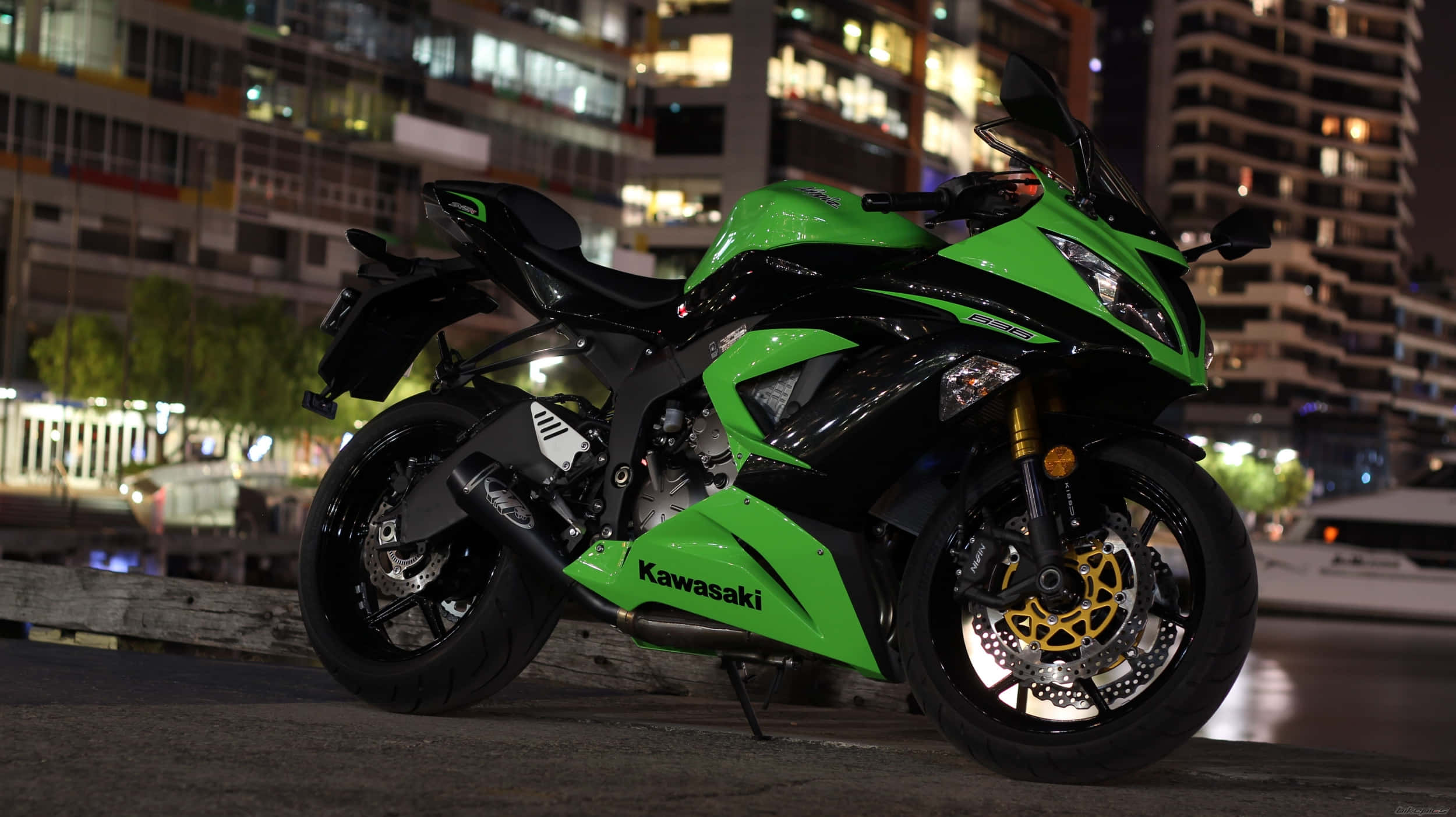 Kawasaki, Kawasaki H2r, vibrant green, Full HD Desktop Wallpaper