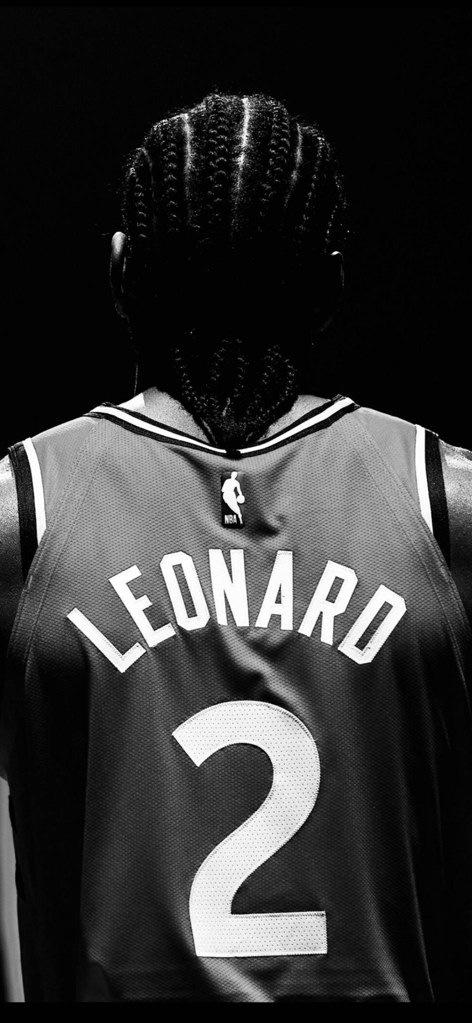 Kawhi Leonard, black and white jersey, LEONARD, Full HD Phone Wallpaper