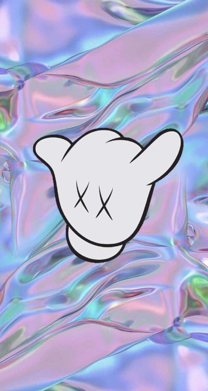 Kaws Character, X eyes, shaka hand gesture, HD Phone Wallpaper