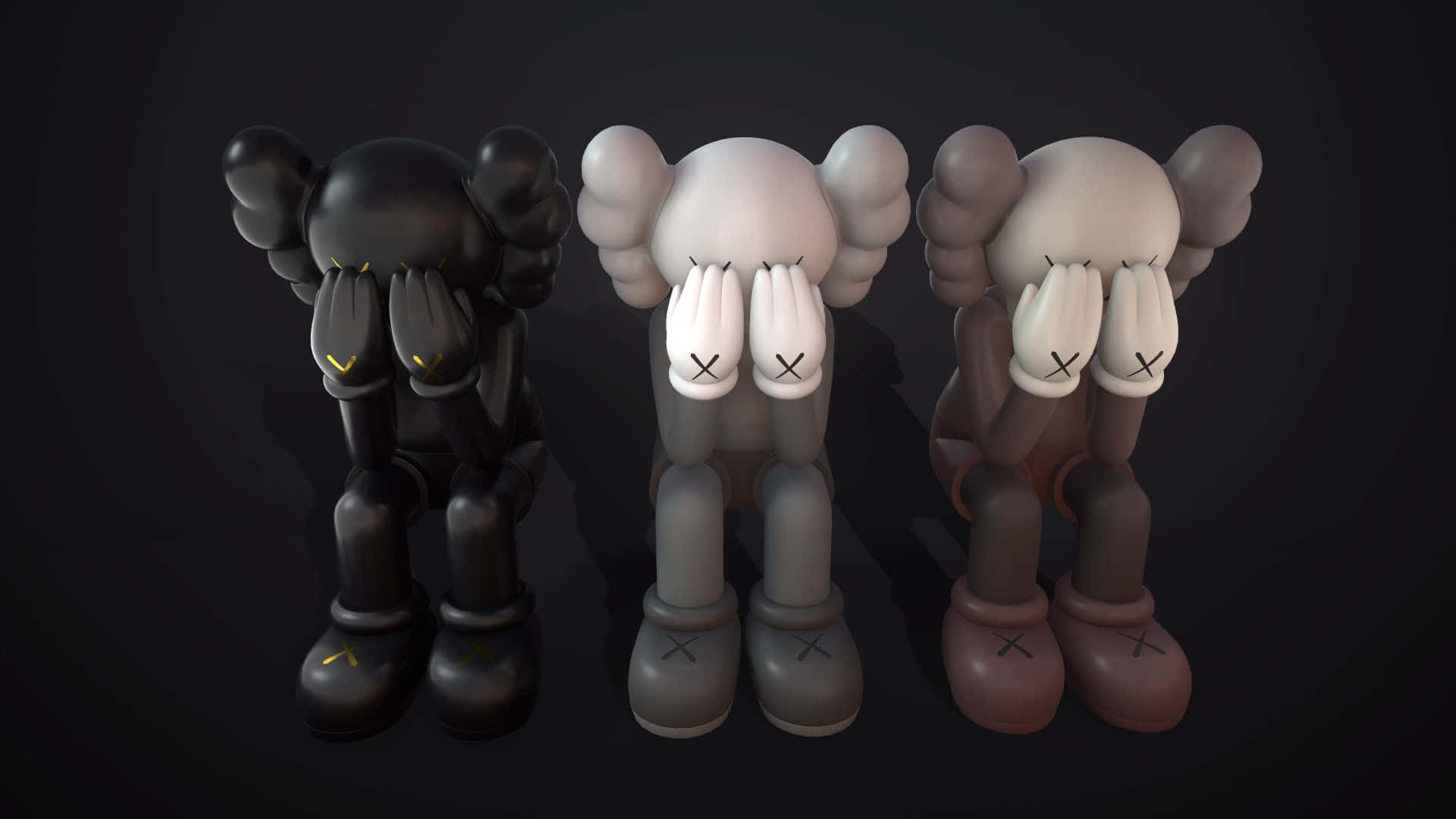 KAWS, Passing Through, Open Edition, Full HD Desktop Wallpaper