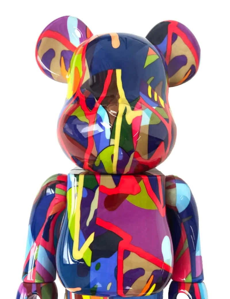 Kaws Bearbrick, colorful, glossy, SD Phone Wallpaper