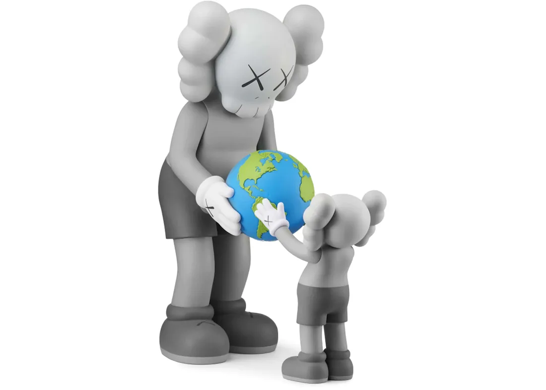 KAWS BFF Grey Wallpapers