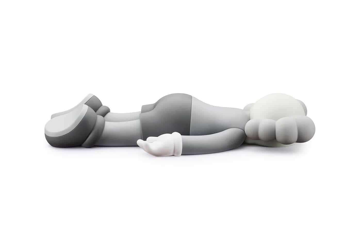 Kaws B F F Grey Figure, gray and white, cartoon figure, HD Desktop Wallpaper