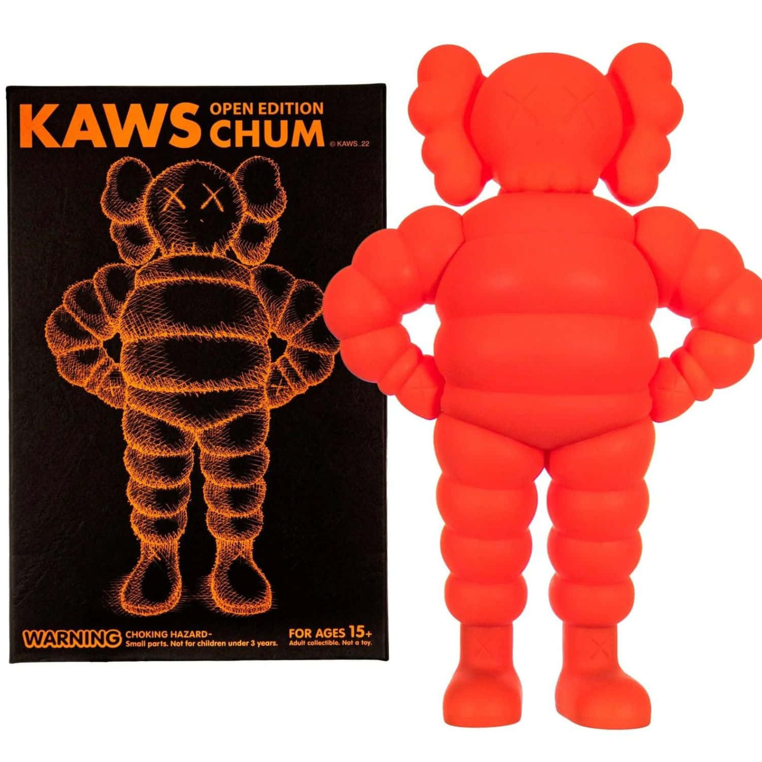 KAWS CHUM, vinyl figure, black packaging, HD Desktop Wallpaper