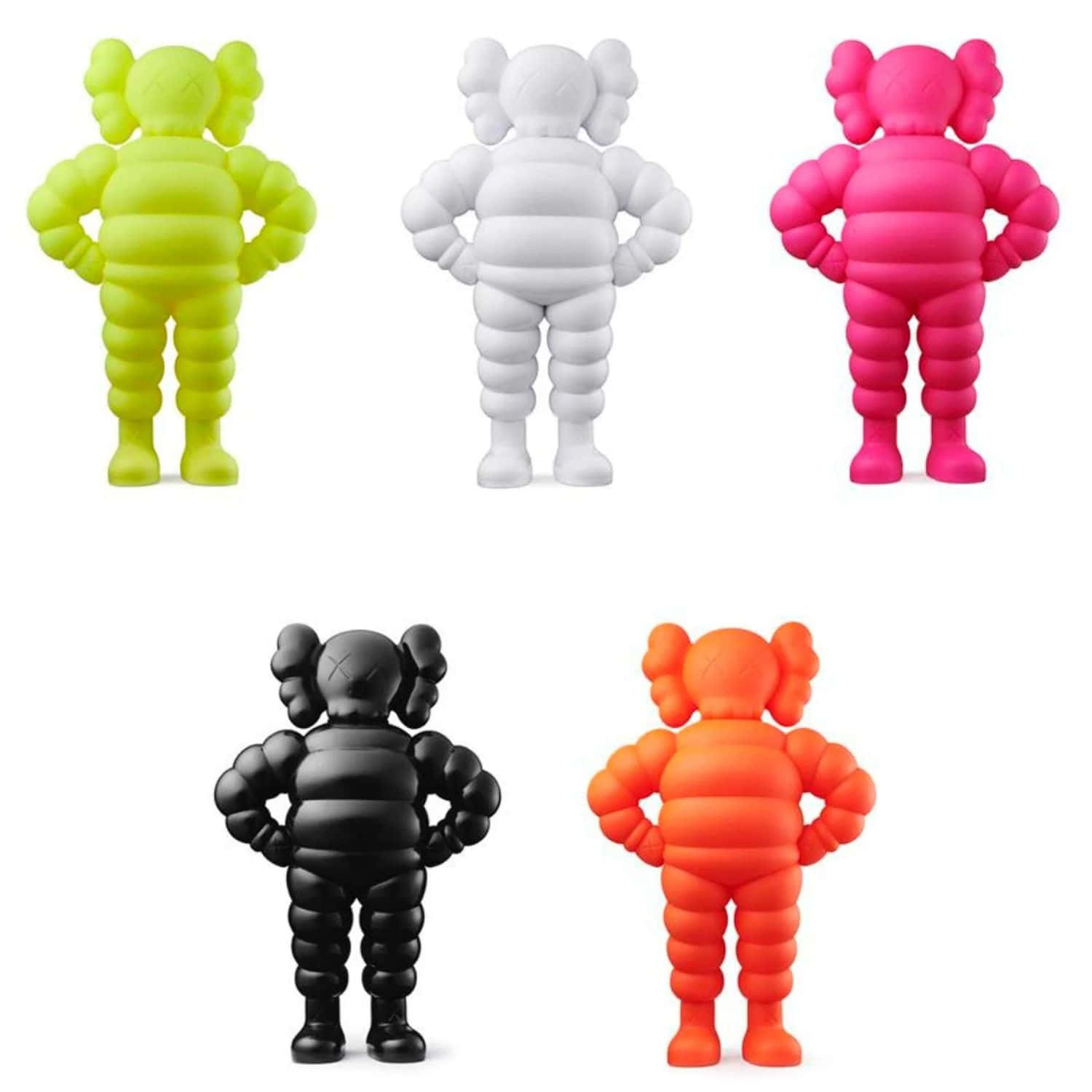Kaws Chum, lime green, hot pink, HD Desktop Wallpaper