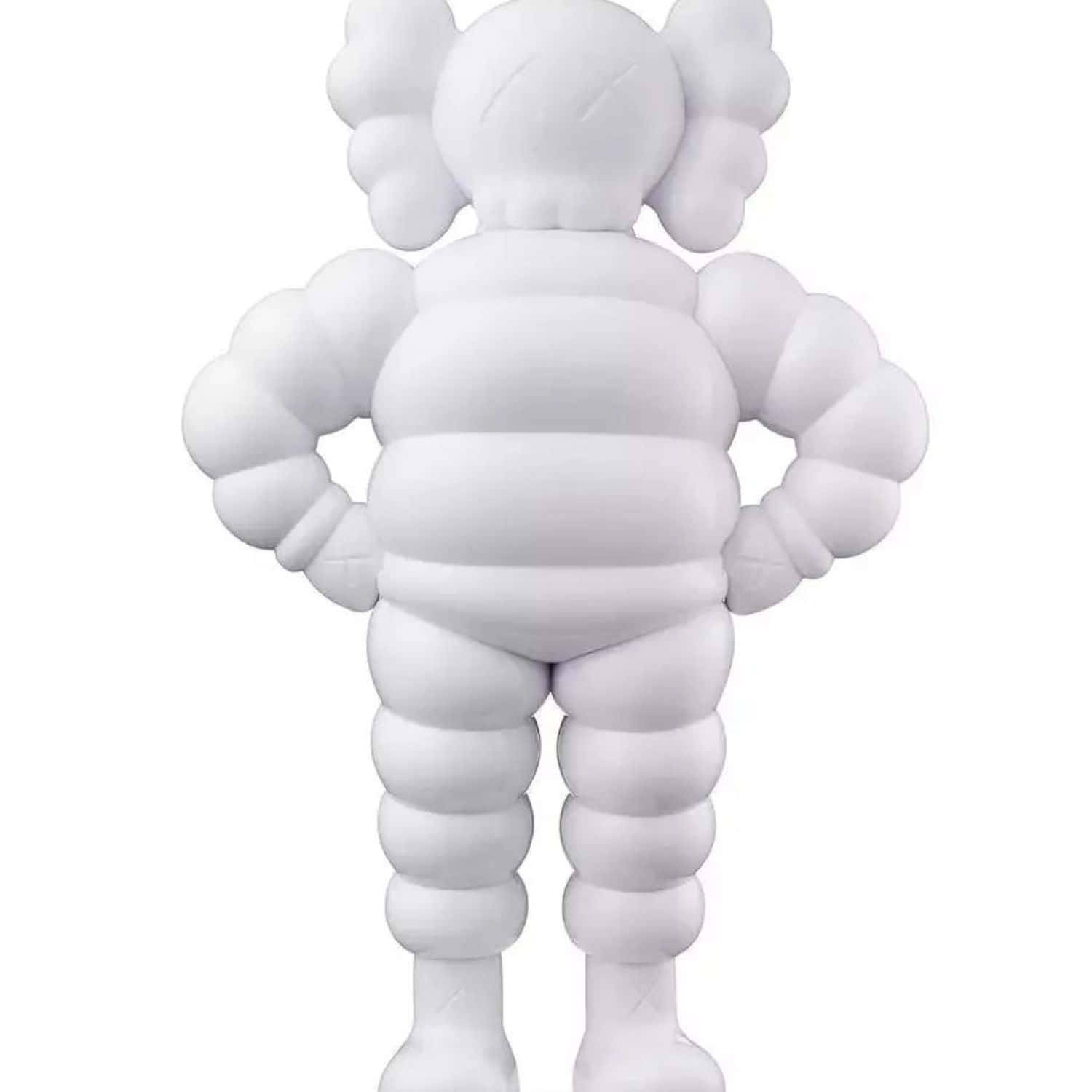 Kaws Chum, white stylized cartoon figure, bulbous limbs, HD Desktop Wallpaper