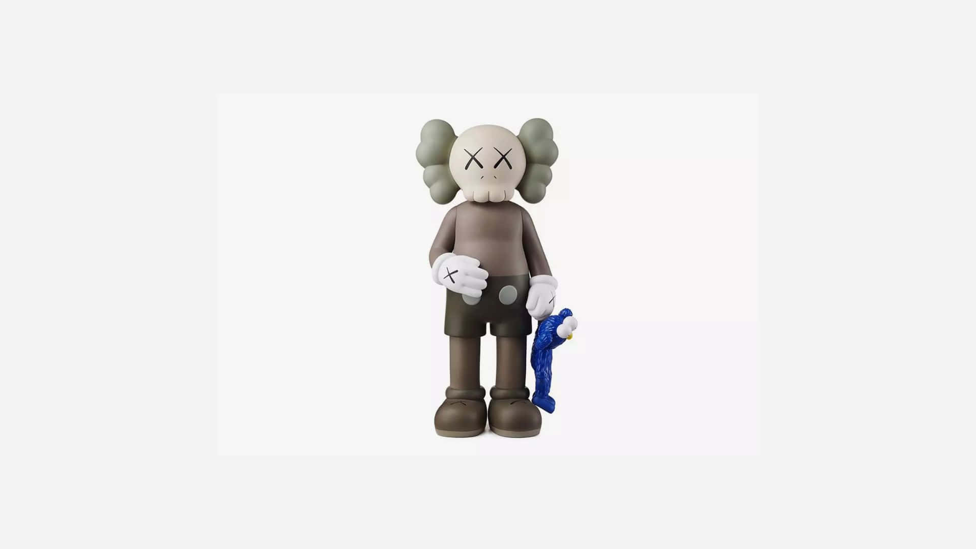 KAWS, X eyes, cloud-like ears, Full HD Desktop Wallpaper
