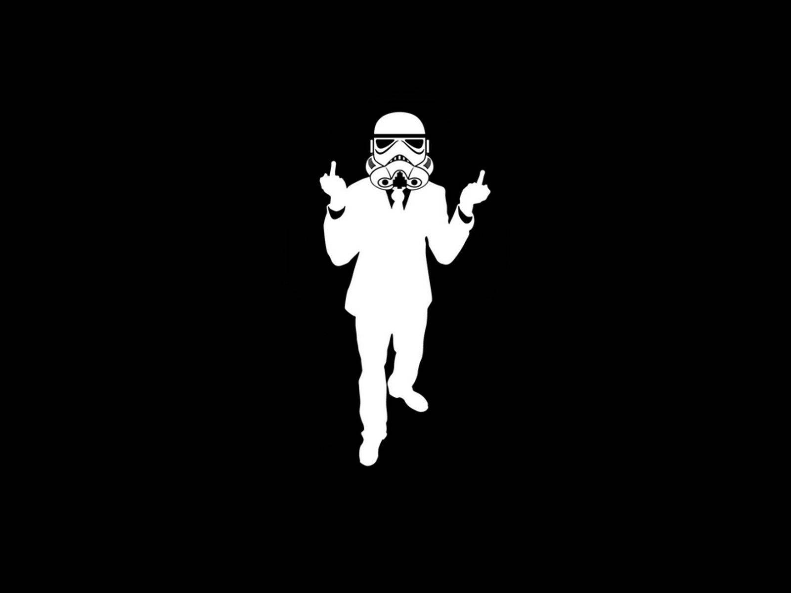 Stormtrooper, suit, gas mask, HD Desktop Wallpaper