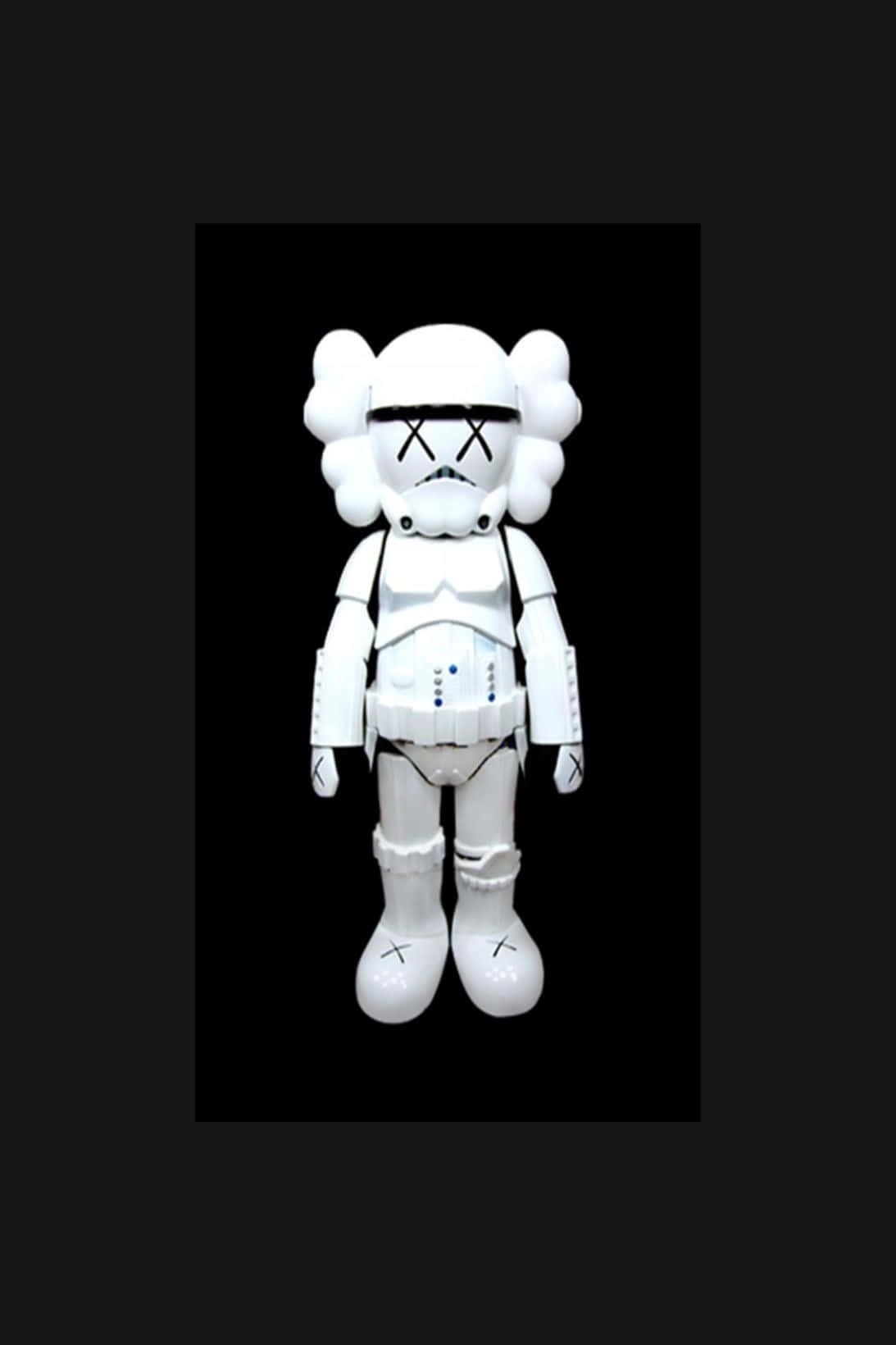 KAWS Stormtrooper, white, X eyes, HD Phone Wallpaper