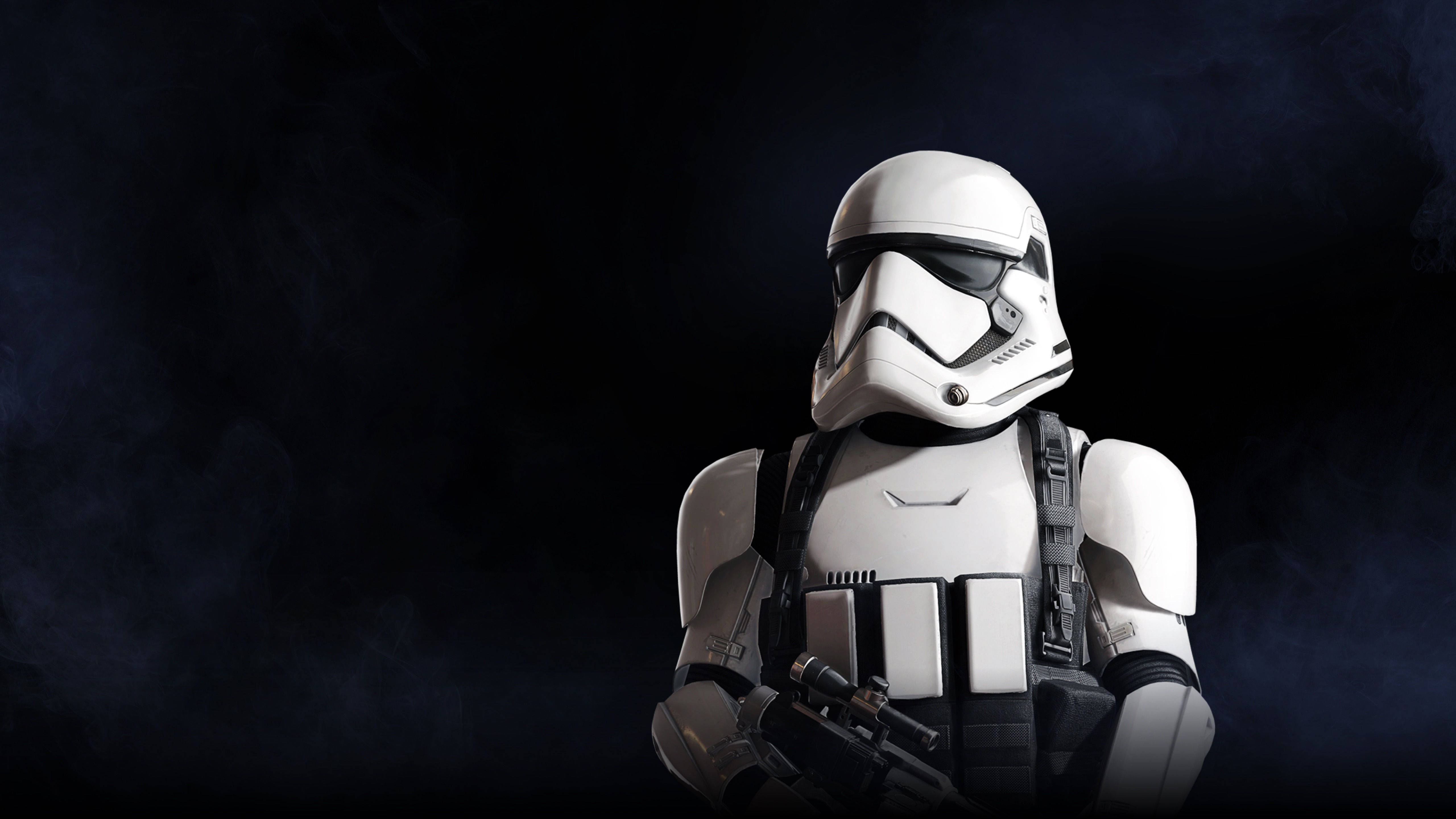 stormtrooper, white armor, blaster, 5K Desktop Wallpaper