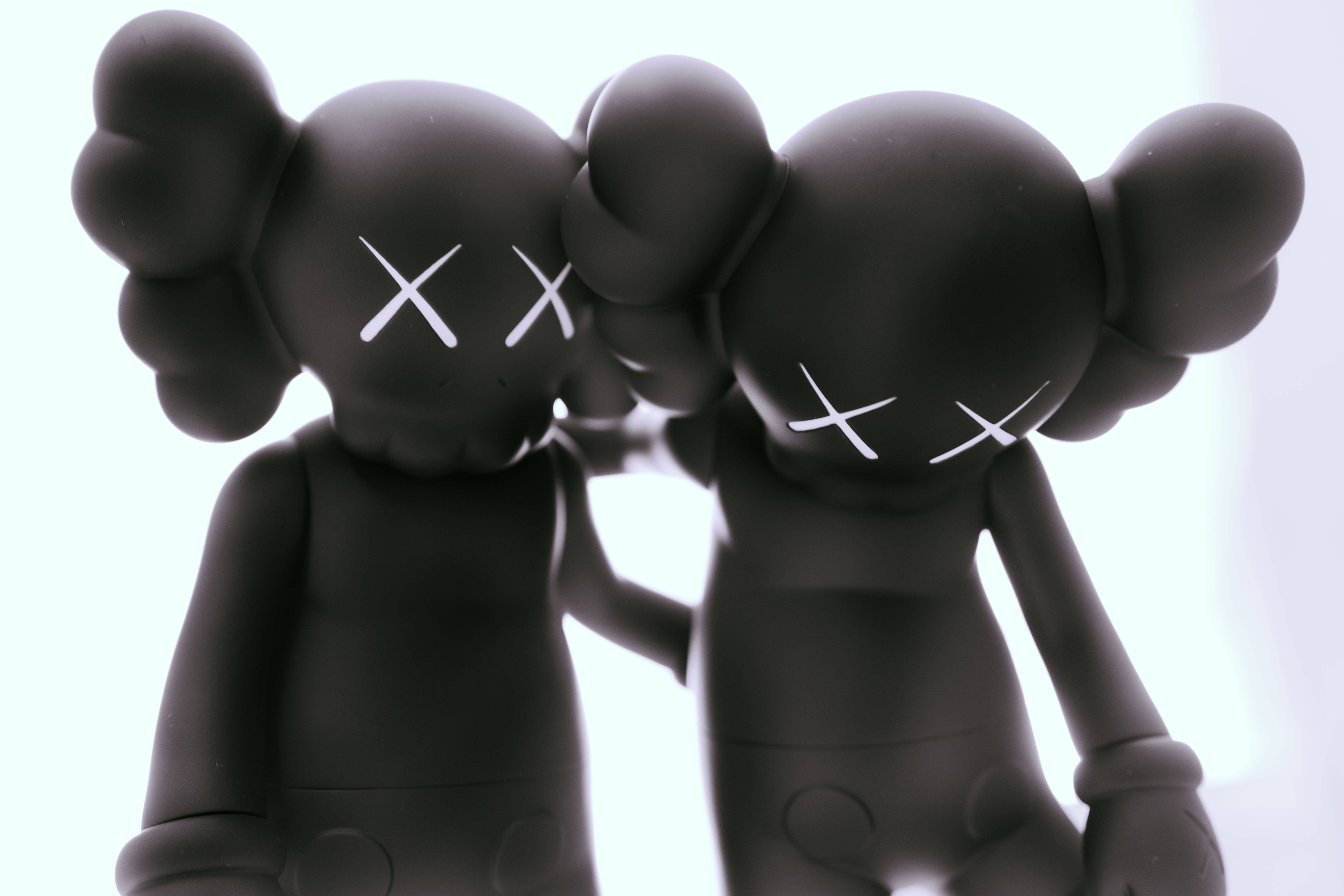 Kaws, black, matte black, 8K Desktop Wallpaper