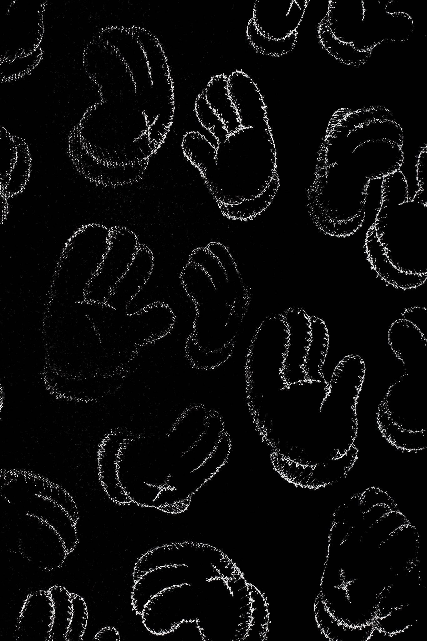 Kaws, gloves pattern, white chalk-drawn hands, Full HD Phone Wallpaper