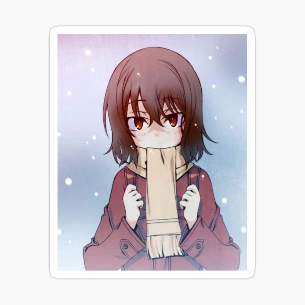 Kayo Hinazuki, brown hair, orange eyes, SD Desktop Wallpaper